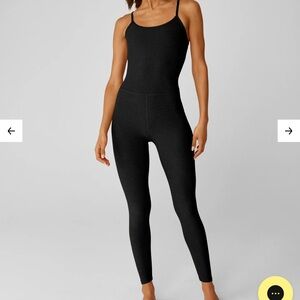 Spacedye Uplevel Midi Jumpsuit beyond yoga darkest night xs